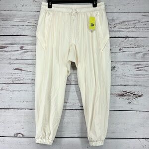 Women’s Lined Woven Joggers All In Motion Cream XXL